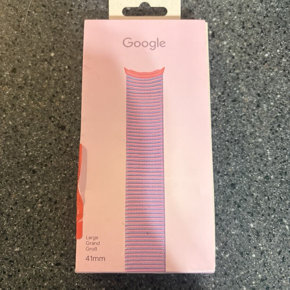 Google Pixel Watch Band- Gradient Stretch Band-Peony/Iris-41mm- Large